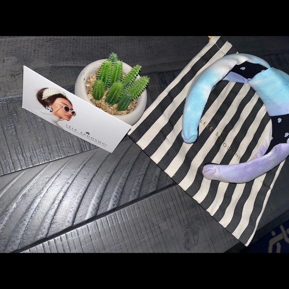 LELE SADOUGHI TIE DYE KNOTTED HEADBAND - Picture 5 of 7